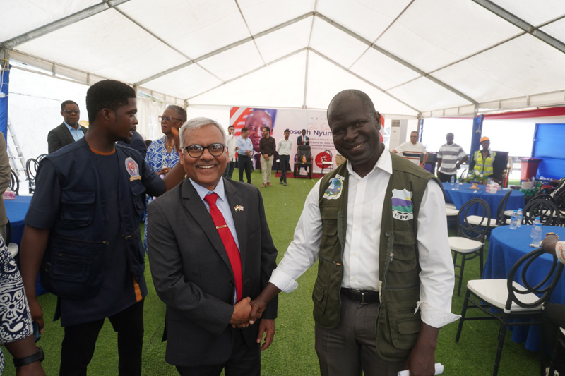 Inauguration/Ground Breaking Ceremony of Indian Enterprises by President of Liberia- 17 April 2026